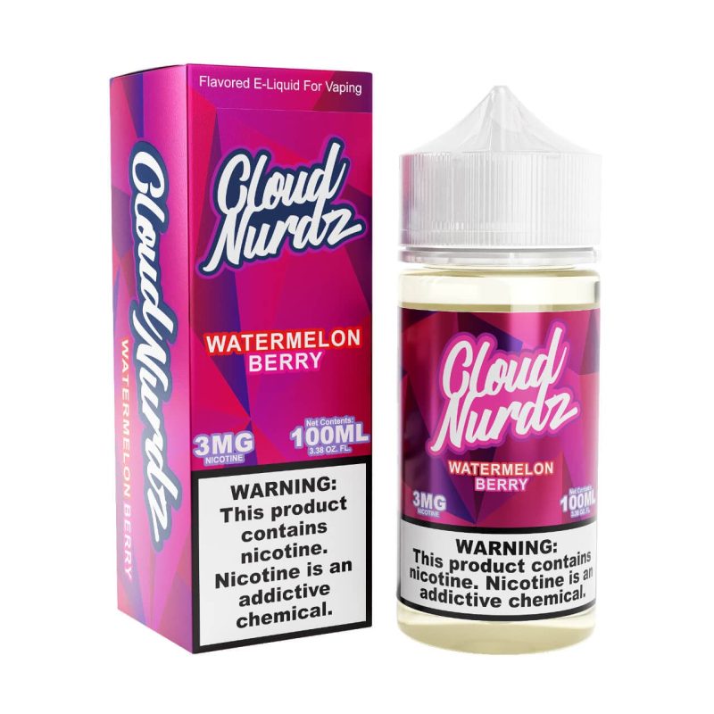 Cloud Nurdz Watermelon Berry 100ml E Juice 1 35402