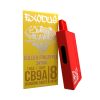 Exodus THC-A Disposable Vape in Golden Pineapple flavor, sweet tropical pineapple with a creamy finish.