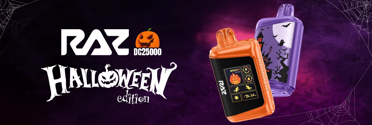 Two new RAZ DC25000 Halloween Edition disposable va