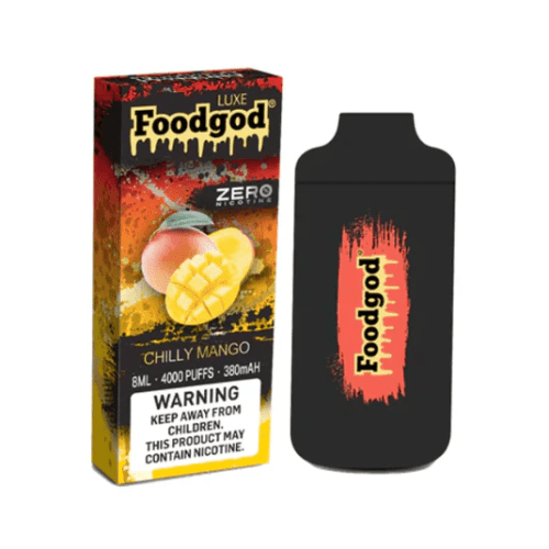 Vape City USA Foodgod Zero Luxe Chilly Mango Disposable Vape Device 39abc587 43f5 4244 b8fa ea728286a7c1