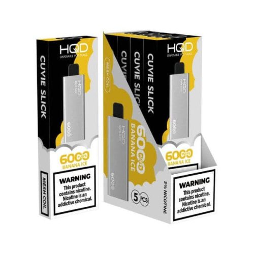 HQD CUVIE SLICK DISPOSABLE VAPE DEVICE - 5PK - Vape City USA