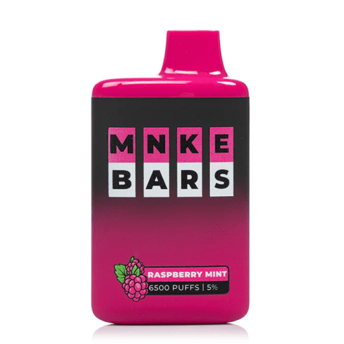 Vape City USA MNKE BARS 6500 Raspberry Mint Disposable Vape Device 053da258 e292 4f43 bcc7 5b0fc659c8b4