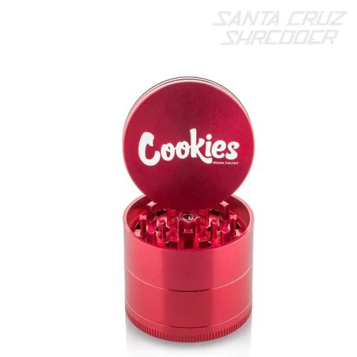 Vape City USA Santa Cruz Shredder Cookies Medium 4 Piece Red Grinder 720x fdc1d95b 0149 4f01 9b3d 15659061d166