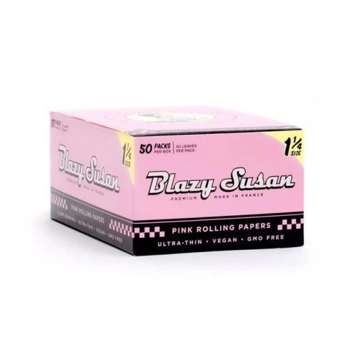 blazy susan smoking accessories default title blazy susan 1 1 4 rolling papers 50ct box 29485894008883