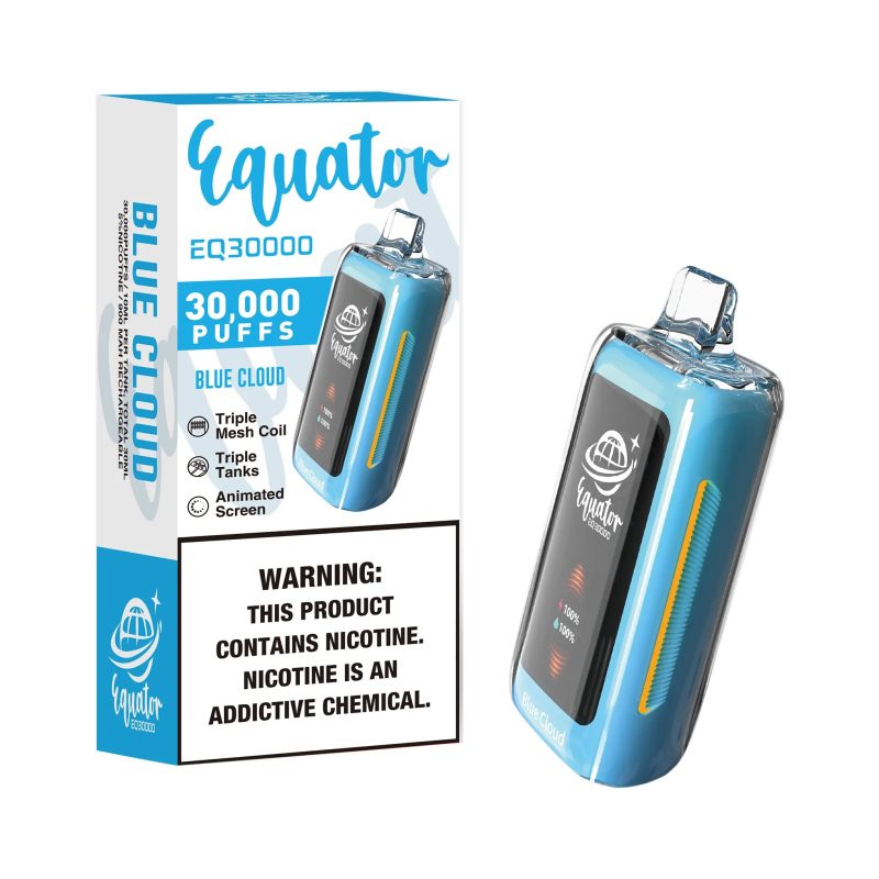 blue cloud flavored equator eq30000 vape b10a9412 a787 4f20 84cf 4f9146bba486