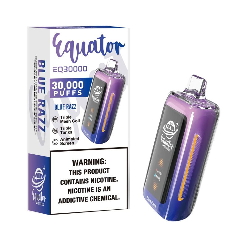 blue razz flavored equator eq30000 vape ba46386d f02b 4004 a194 dc655b2534d7