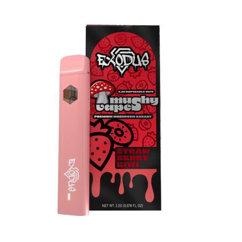 Exodus - Amanita Mushy Disposable 2.2G Strawberry Kiwi flavor, sweet and refreshing fusion.