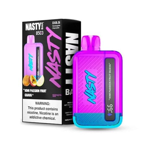 nasty bar DX8.5i kiwi passion fruit guava 66345b30 d3fe 432f 8754 fde5b0800234