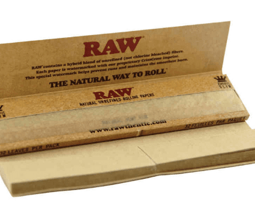 raw smoking accessories default title raw organic hemp connoisseur king size slim tips 24ct box 29485997097011