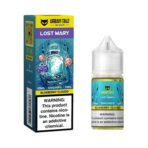 urban tale lost mary salt nic eliquid blueberry cloudd 30ml