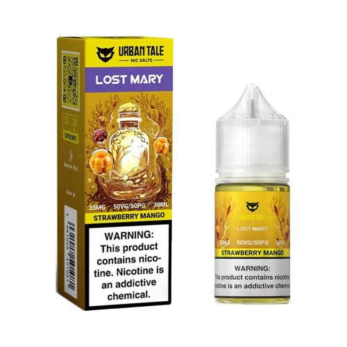 urban tale lost mary salt nic eliquid strawberry mango 30ml