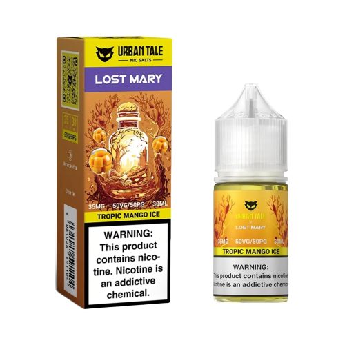 urban tale lost mary salt nic eliquid tropic mango ice 30ml