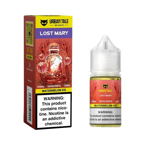 urban tale lost mary salt nic eliquid watermelon ice 30ml