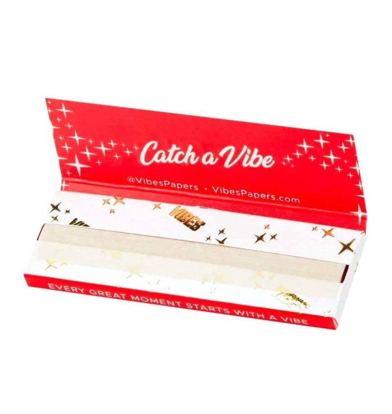 vibes smoking accessories default title vibes 1 1 4 hemp rolling papers 50ct box 29486020821043