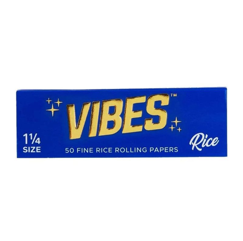 vibes smoking accessories default title vibes 1 1 4 rice rolling papers 50ct box 29486032945203