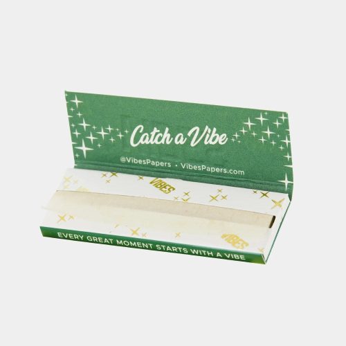 vibes smoking accessories default title vibes king size organic hemp rolling papers 50ct box 29486105821235