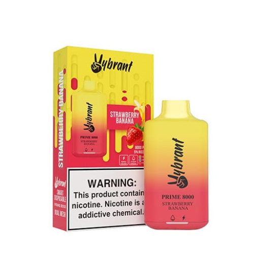 vybrant prime 8000 disposable vapes strawberry banana 24817228 a2c0 453b 8b86 a3747a9b7933